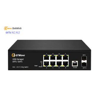 Switch Quản Lý Gigabit Gtwave Korea NS8-2S-M