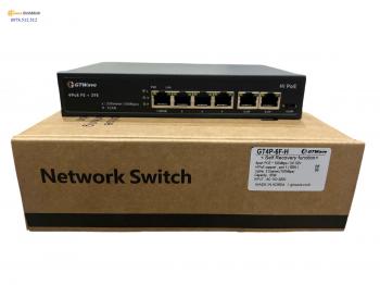 Switch POE 8 Cổng, 2 cổng Uplink GT4P-6F-HA